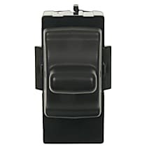 Rear, Driver or Passenger Side Window Switch, Black and White