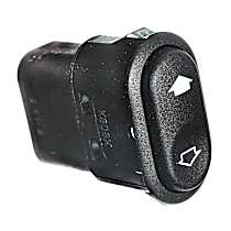 Front or Rear, Passenger Side Window Switch, Black, Standard OE Replacement