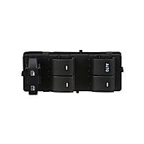 Front, Driver Side Window Switch, Alternate Number, Black, Standard OE Replacement