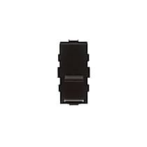 Rear, Driver or Passenger Side Window Switch, Without Graphic Symbols, Without Backlighting, Black, Standard OE Replacement