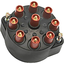 GB-444 Distributor Cap - Black, Direct Fit, Sold individually