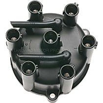 JH-143 Distributor Cap - Black, Direct Fit, Sold individually