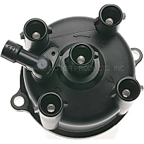JH-188 Distributor Cap - Black, Direct Fit, Sold individually