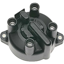 JH-224 Distributor Cap - Black, Direct Fit, Sold individually