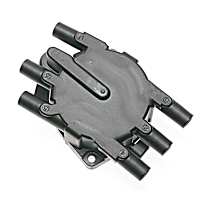 Standard OE Replacement Distributor Cap - Black, Direct Fit, Sold individually
