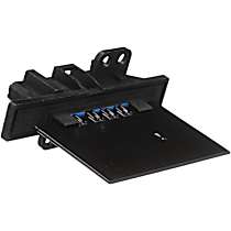 Blower Motor Resistor, Without Auto. Temp Control, Intermotor Series - Front