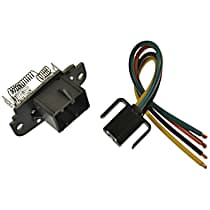 Blower Motor Resistor, With High Temperature Connector, Resistor - Front