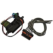 Blower Motor Resistor, With High Temperature Connector, With Connector, Main, Blue Streak Premium Quality - Front