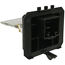 Blower Motor Resistor, Without Auto. Temp Control, OE Replacement Series - Front