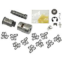 Ignition Lock Cylinder, Must be coded, without Keys - 