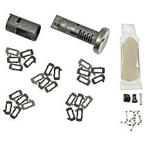Ignition Lock Cylinder, Without Keys, Must be coded - 