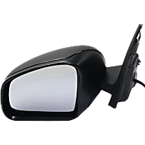 Driver Side Mirror, Power, Manual Folding, Heated, Textured Black, No Signal Light, No Memory, No Puddle Light, No Auto-Dimming, No Blind Spot Feature