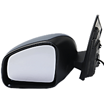 Driver Side Mirror, Power, Manual Folding, Heated, Paintable, No Signal Light, No Memory, No Puddle Light, No Auto-Dimming, No Blind Spot Feature