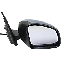 Passenger Side Mirror, Power, Manual Folding, Heated, Paintable, No Signal Light, No Memory, No Puddle Light, No Auto-Dimming, No Blind Spot Feature