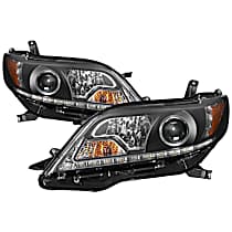 5084002 Driver and Passenger Side LED Headlight, With bulb(s), Clear Lens, Black Interior, Signature Series