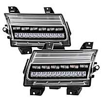 5086785 Bumper Light - Black, Direct Fit