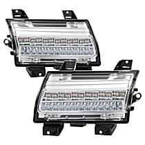 5086792 Bumper Light - Chrome, Direct Fit