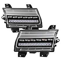 5086808 Bumper Light - Black, Direct Fit
