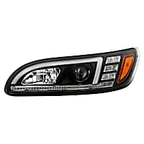 Driver Side Halogen Headlight, With bulb(s), Clear Lens, Black Interior, Signature Series
