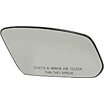 Passenger Side Mirror Glass, Non-Heated, Without Blind Spot Feature Without Turn Signal Light