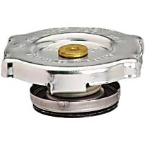 10230 Radiator Cap - Round, 16 lbs., Polished, Steel, Sold individually