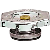 10234 Radiator Cap - Round, 18 lbs., Polished, Steel, Sold individually