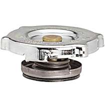 10237 Radiator Cap - Round, 10 lbs., Polished, Steel, Sold individually