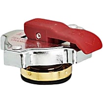 10327 Radiator Cap - Round, 13 lbs., Polished, Steel, Sold individually