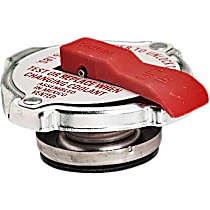 Radiator Cap - Round, 10 lbs., Polished, Steel, Sold individually
