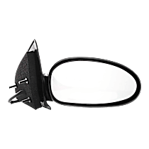 Passenger Side Mirror, Power, Non-Folding, Non-Heated, Paintable, No Signal Light, No Memory, No Puddle Light, No Auto-Dimming, No Blind Spot Feature, Base Model