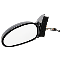 Driver Side Mirror, Manual Adjust, Non-Folding, Non-Heated, Paintable, No Signal Light, No Memory, No Puddle Light, No Auto-Dimming, No Blind Spot Feature, Base Model