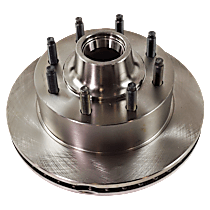 Front, Driver or Passenger Side Brake Disc, Plain Surface, Vented, 8 Lugs, 319.02 mm, RWD, XLT, 7.5L 8Cyl, Pro-Line Series