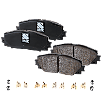 Front Brake Pad Set, Includes Shims and Hardware