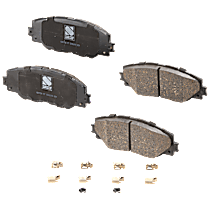 Front Ceramic Brake Pad Set, Pro-Line Series