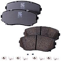 Front Brake Pad Set, Includes Shims and Hardware