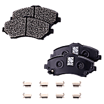 Front Semi-Metallic Brake Pad Set, For Braking System with 305mm Rear Disc Rotor, Except Heavy Duty Brakes, Pro-Line Series