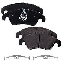 Front Organic Brake Pad Set, enginedesignationname: CAED, Pro-Line Series