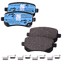 Rear Ceramic Brake Pad Set, Except Heavy Duty Brakes; Production Date To 03/23/2012, Pro-Line Series