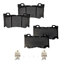 Front Organic Brake Pad Set, Sport Package, Pro-Line Series