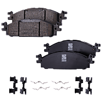 Front Brake Pad Set, Ceramic, For 325 mm Disc, Standard Duty Brakes, Pro-Line Series