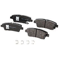 Rear Brake Pad Set, Includes Shims and Hardware