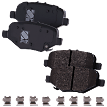 Rear Brake Pad Set, Semi-Metallic, For Models with Heavy Duty Brakes, Pro-Line Series