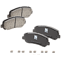 Front Brake Pad Set, Includes Shims and Hardware