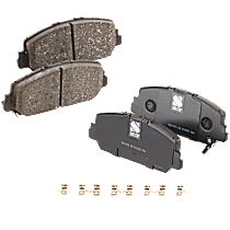 Front Ceramic Brake Pad Set, Optional, Pro-Line Series