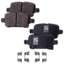 Rear Ceramic Brake Pad Set, Pro-Line Series