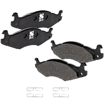 Front or Rear Brake Pad Set, Includes Shims and Hardware