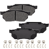 Front Brake Pad Set, Includes Shims and Hardware