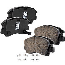 Front Brake Pad Set, Includes Shims and Hardware