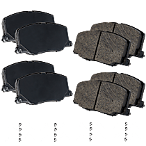 Front Ceramic Brake Pad Set, Pro-Line Series