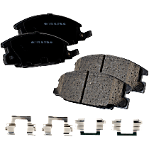 Front Brake Pad Set, Includes Shims and Hardware